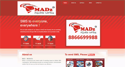 Desktop Screenshot of madzz.in